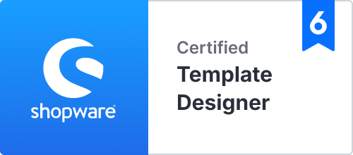 Shopware6 certified template designer
